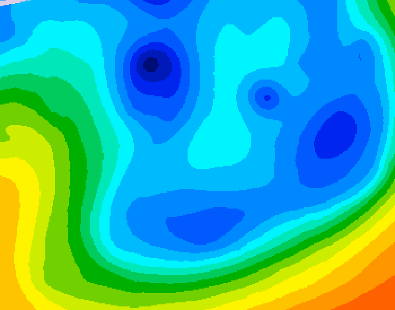 GDPS 500 millibar geopotential height 240 hour forecast chart for Canada based on 2024/11/22 1200Z data