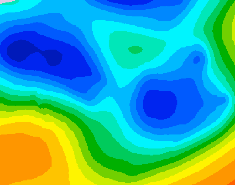 GDPS 500 millibar geopotential height 240 hour forecast chart for Canada based on 2024/11/23 1200Z data