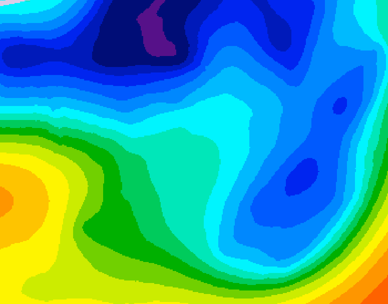 GDPS 500 millibar geopotential height 204 hour forecast chart for Canada based on 2024/11/24 0000Z data