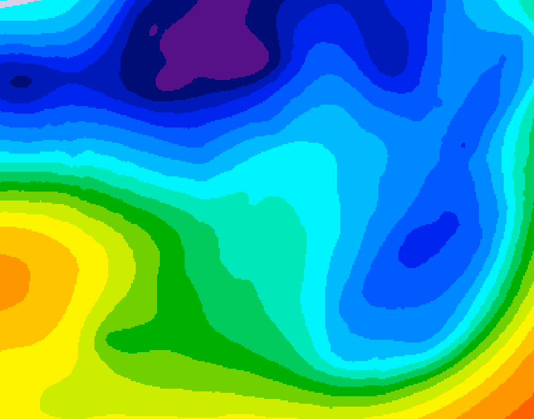 GDPS 500 millibar geopotential height 210 hour forecast chart for Canada based on 2024/11/24 0000Z data