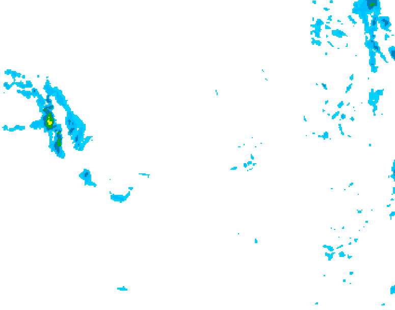 GDPS precipitation 216 hour forecast chart for Canada based on 2024/11/24 1200Z data