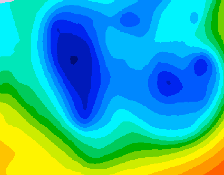 GDPS 500 millibar geopotential height 192 hour forecast chart for Canada based on 2024/11/25 1200Z data