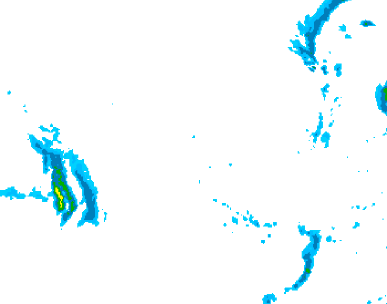 GDPS precipitation 222 hour forecast chart for Canada based on 2024/11/25 1200Z data