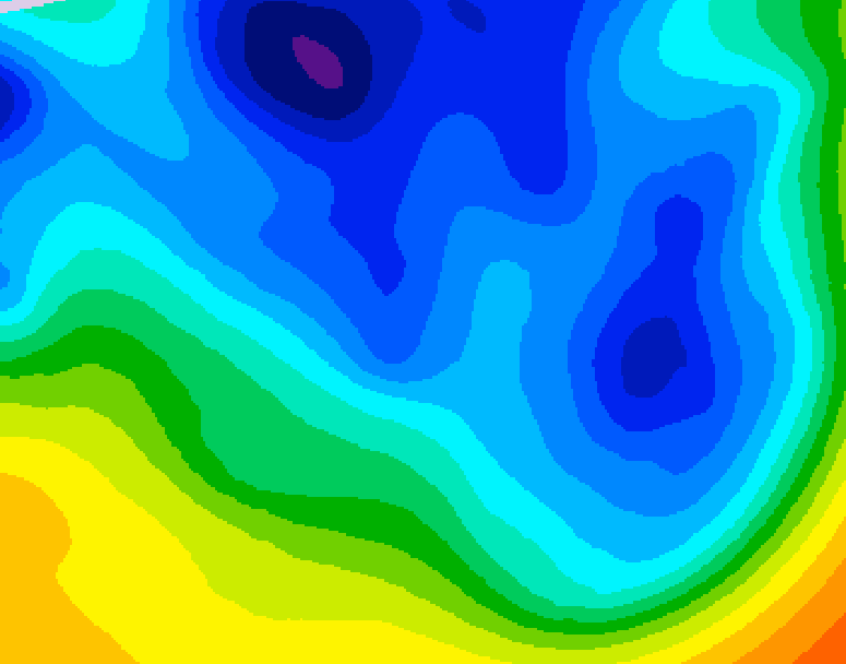 GDPS 500 millibar geopotential height 156 hour forecast chart for Canada based on 2024/11/26 0000Z data