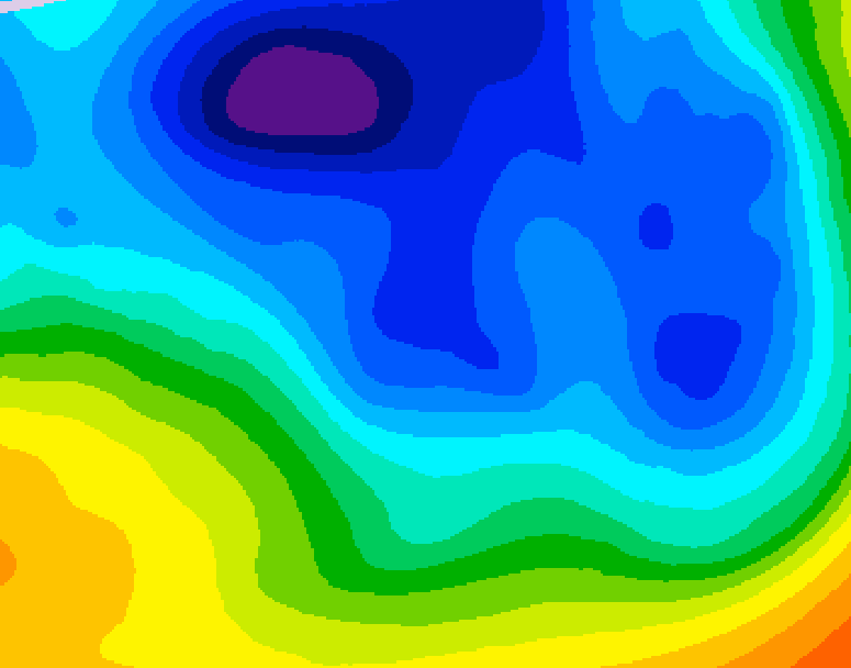 GDPS 500 millibar geopotential height 180 hour forecast chart for Canada based on 2024/11/26 0000Z data