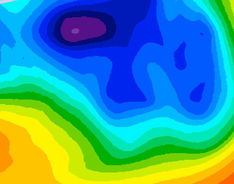 GDPS 500 millibar geopotential height 186 hour forecast chart for Canada based on 2024/11/26 0000Z data