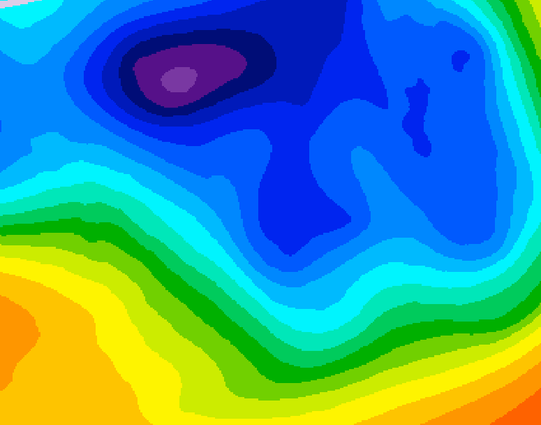 GDPS 500 millibar geopotential height 192 hour forecast chart for Canada based on 2024/11/26 0000Z data