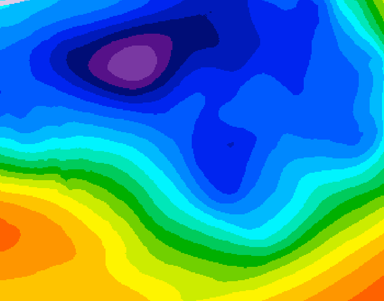 GDPS 500 millibar geopotential height 204 hour forecast chart for Canada based on 2024/11/26 0000Z data