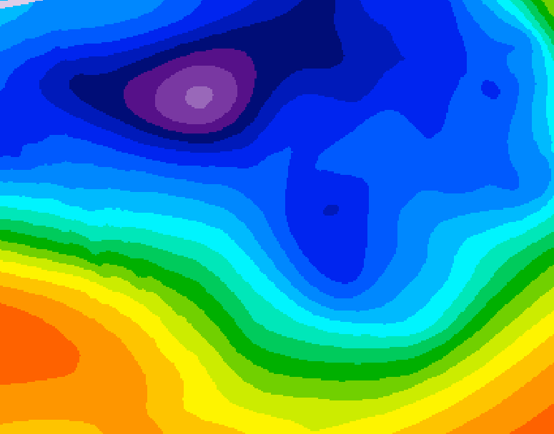 GDPS 500 millibar geopotential height 210 hour forecast chart for Canada based on 2024/11/26 0000Z data