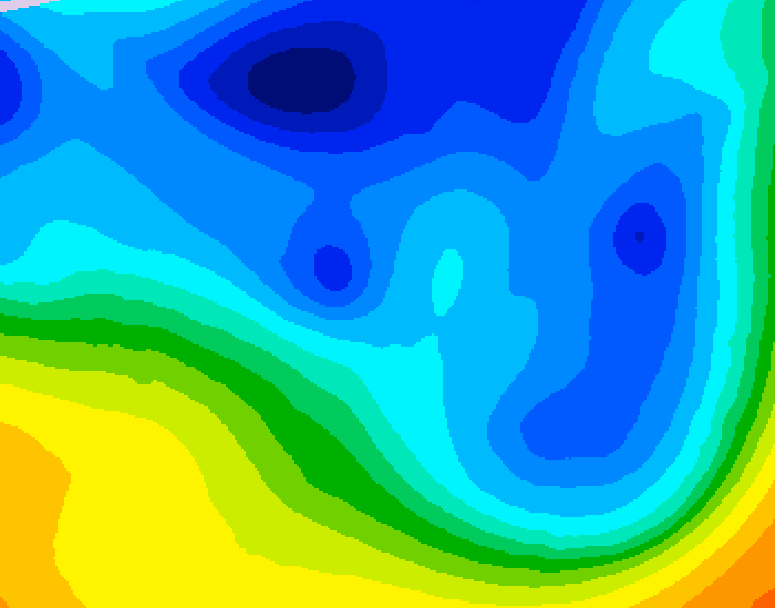 GDPS 500 millibar geopotential height 150 hour forecast chart for Canada based on 2024/11/26 1200Z data