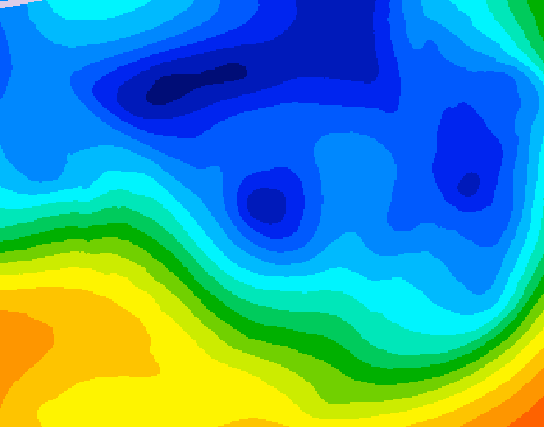 GDPS 500 millibar geopotential height 180 hour forecast chart for Canada based on 2024/11/26 1200Z data