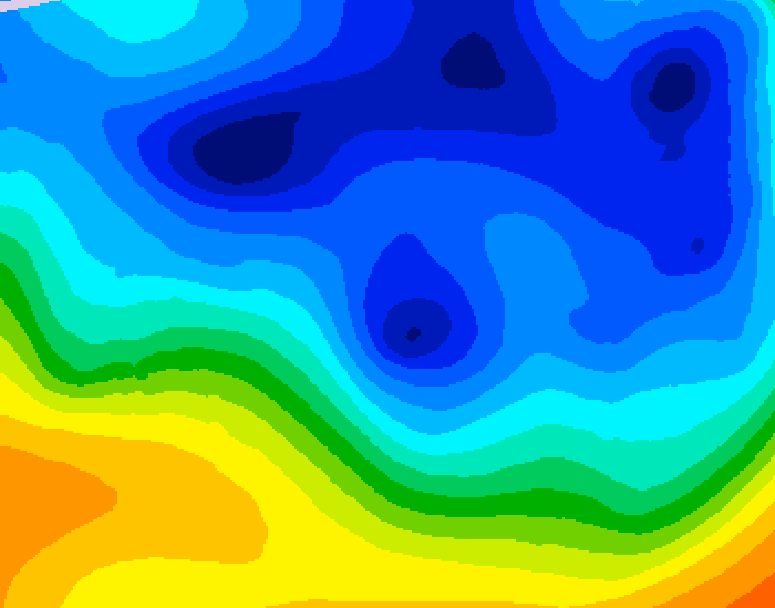 GDPS 500 millibar geopotential height 192 hour forecast chart for Canada based on 2024/11/26 1200Z data