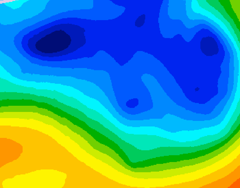 GDPS 500 millibar geopotential height 168 hour forecast chart for Canada based on 2024/11/27 0000Z data