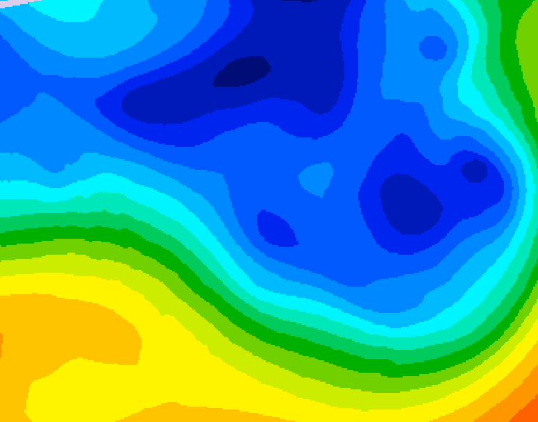 GDPS 500 millibar geopotential height 144 hour forecast chart for Canada based on 2024/11/27 1200Z data