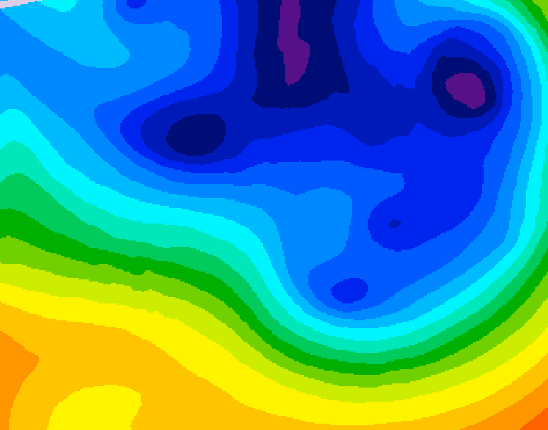 GDPS 500 millibar geopotential height 168 hour forecast chart for Canada based on 2024/11/27 1200Z data