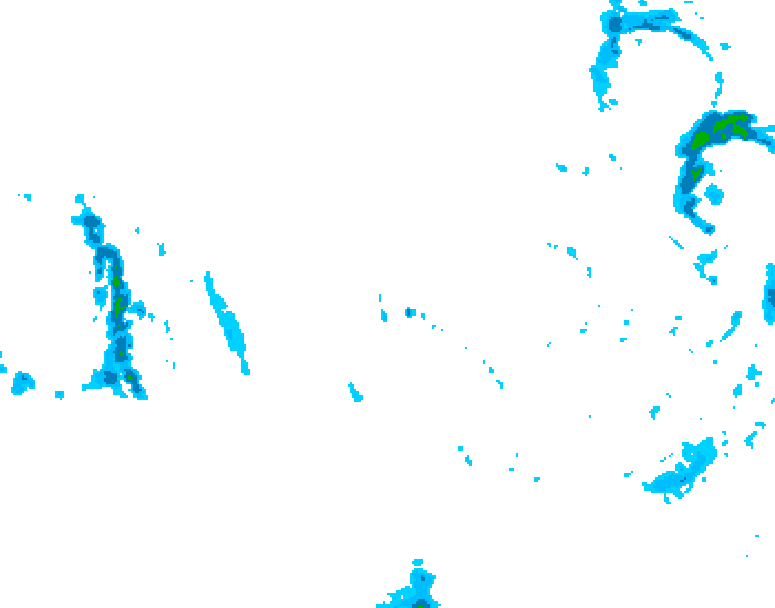 GDPS precipitation 156 hour forecast chart for Canada based on 2024/11/27 0000Z data