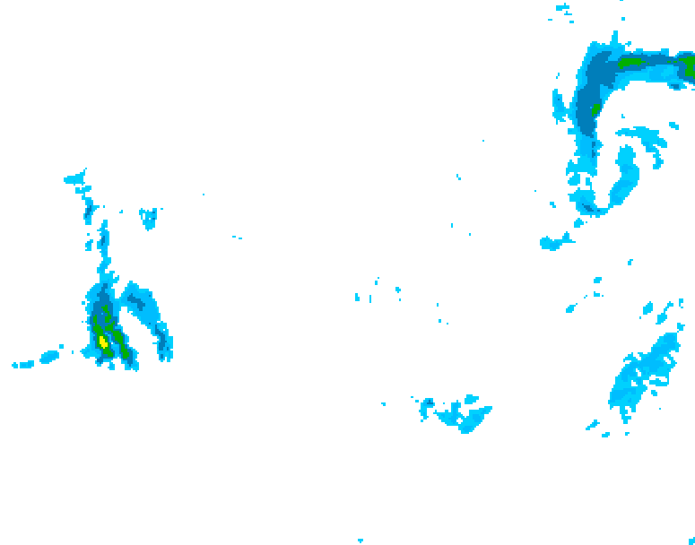 GDPS precipitation 156 hour forecast chart for Canada based on 2024/11/27 1200Z data