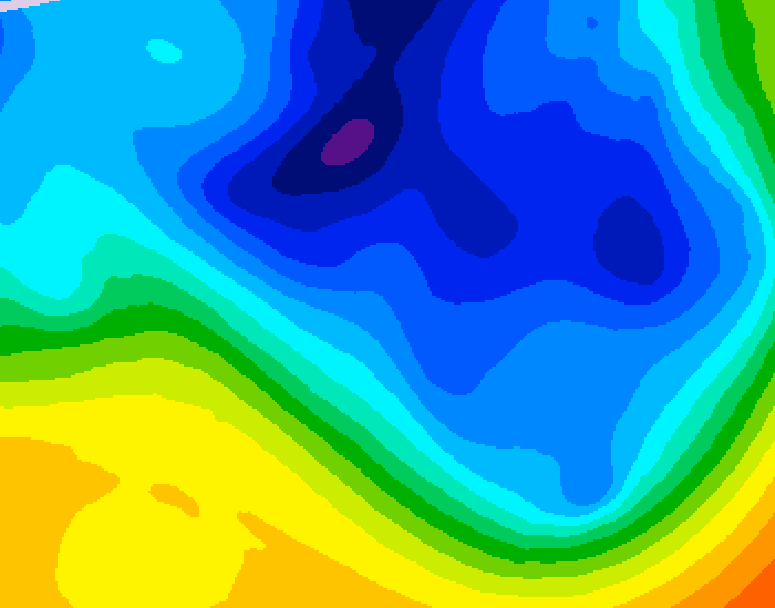 GDPS 500 millibar geopotential height 144 hour forecast chart for Canada based on 2024/11/28 0000Z data