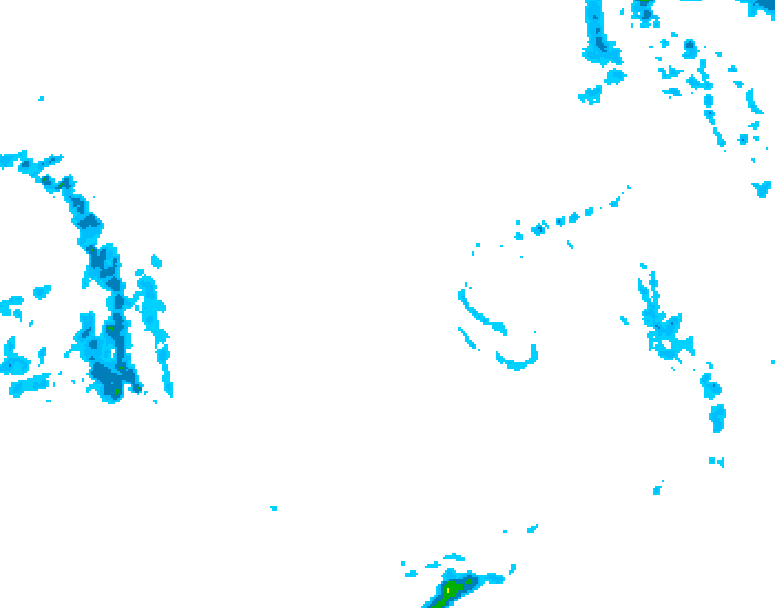 GDPS precipitation 210 hour forecast chart for Canada based on 2024/11/28 0000Z data