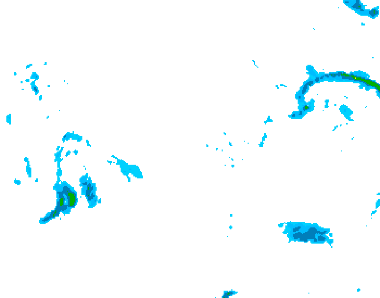 GDPS precipitation 234 hour forecast chart for Canada based on 2024/11/28 0000Z data