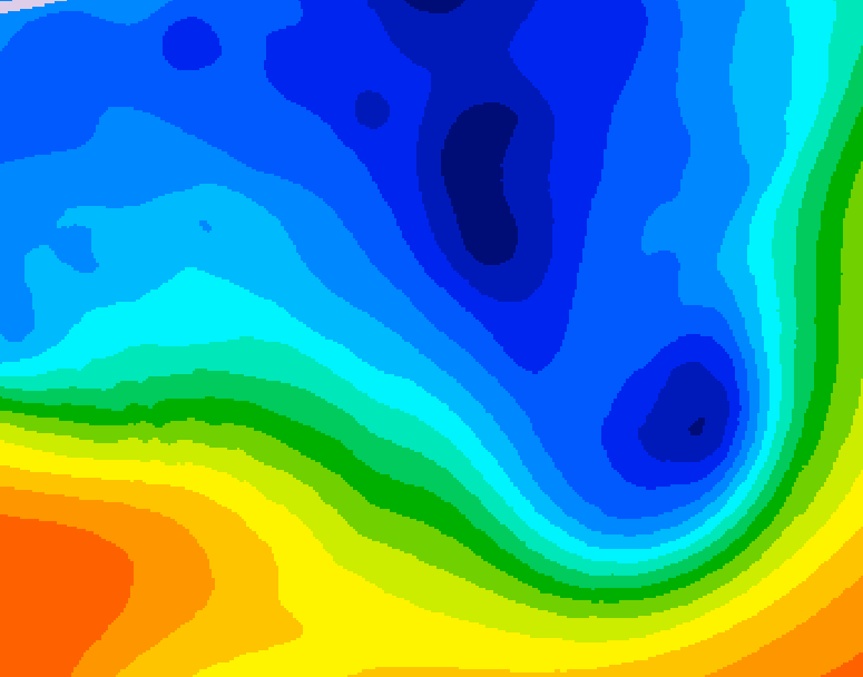 GDPS 500 millibar geopotential height 174 hour forecast chart for Canada based on 2024/11/29 1200Z data