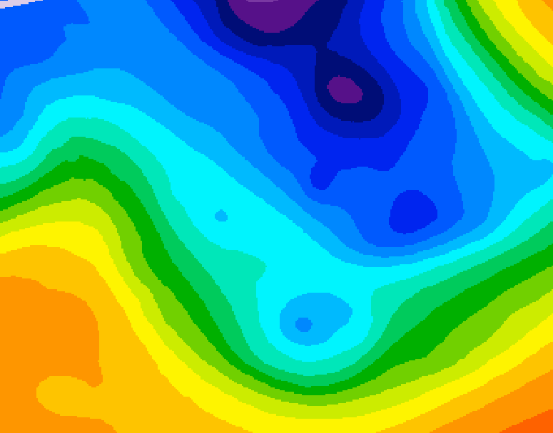 GDPS 500 millibar geopotential height 234 hour forecast chart for Canada based on 2024/11/30 0000Z data