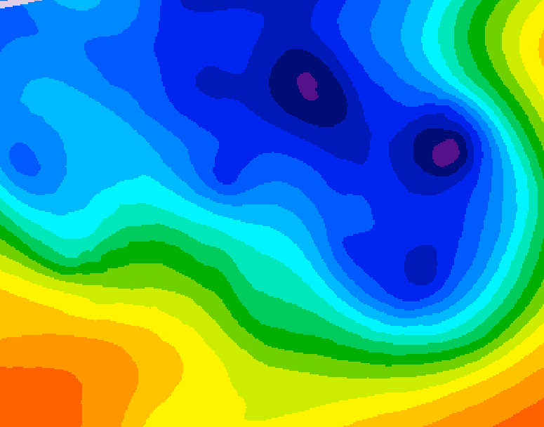 GDPS 500 millibar geopotential height 174 hour forecast chart for Canada based on 2024/11/30 1200Z data