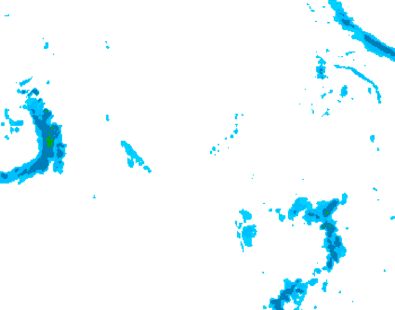 GDPS precipitation 234 hour forecast chart for Canada based on 2024/12/01 0000Z data