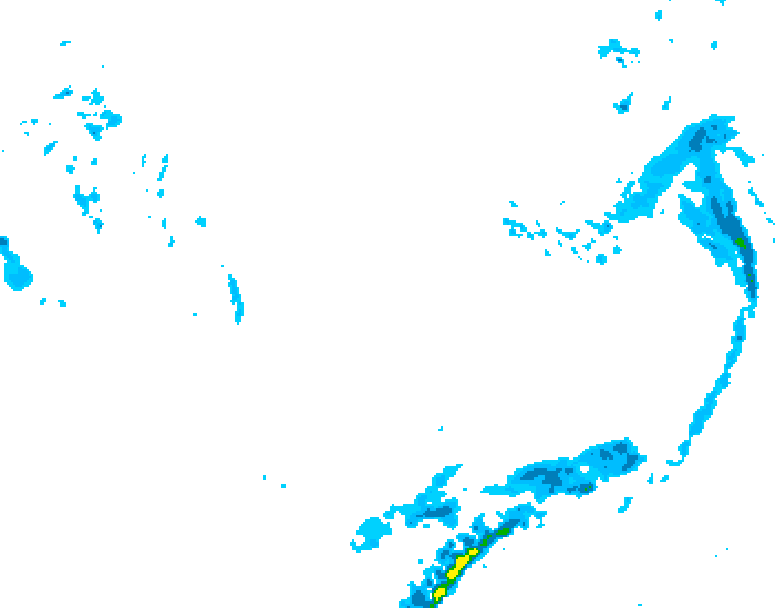 GDPS precipitation 234 hour forecast chart for Canada based on 2024/12/02 1200Z data