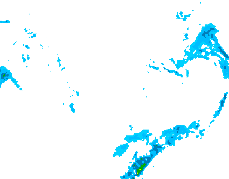 GDPS precipitation 240 hour forecast chart for Canada based on 2024/12/02 1200Z data