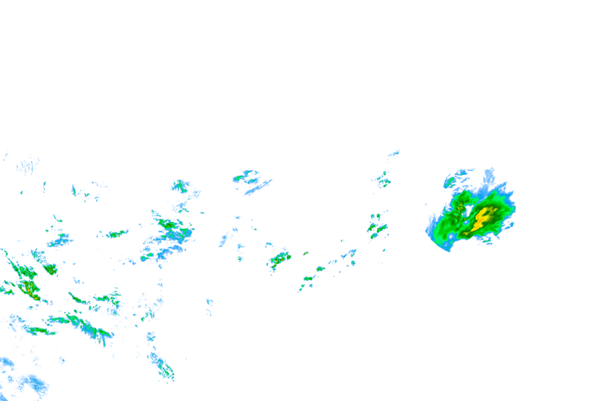 Weather radar data valid at 2024/12/02 22:54 UTC