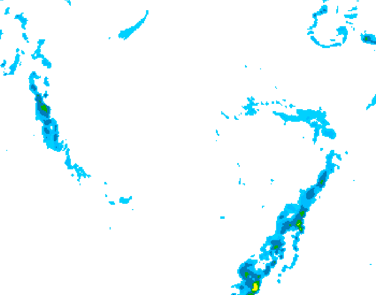 GDPS precipitation 204 hour forecast chart for Canada based on 2024/12/03 1200Z data