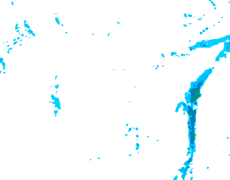 GDPS precipitation 234 hour forecast chart for Canada based on 2024/12/03 1200Z data