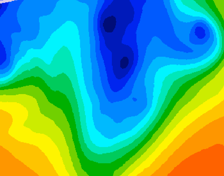 GDPS 500 millibar geopotential height 168 hour forecast chart for Canada based on 2024/12/04 0000Z data