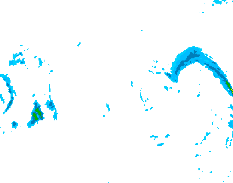 GDPS precipitation 060 hour forecast chart for Canada based on 2024/12/04 1200Z data