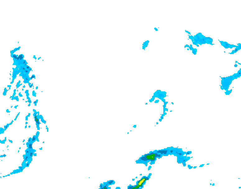 GDPS precipitation 240 hour forecast chart for Canada based on 2025/03/27 1200Z data