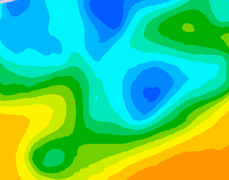 GDPS 500 millibar geopotential height 168 hour forecast chart for Canada based on 2025/04/12 0000Z data