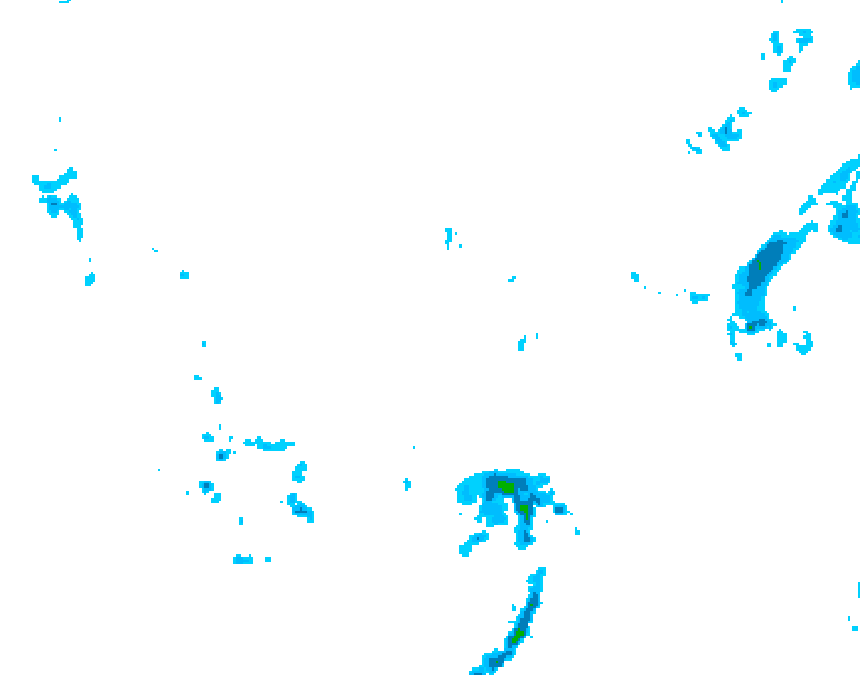 GDPS precipitation 060 hour forecast chart for Canada based on 2025/04/19 0000Z data