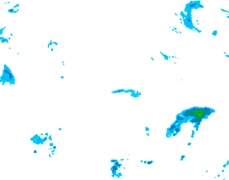 GDPS precipitation 210 hour forecast chart for Canada based on 2025/04/19 0000Z data