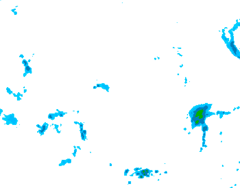 GDPS precipitation 198 hour forecast chart for Canada based on 2025/04/19 1200Z data