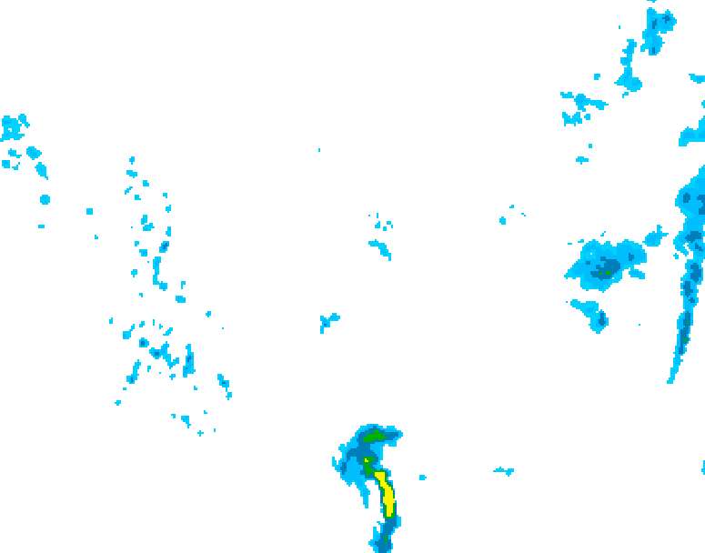 GDPS precipitation 024 hour forecast chart for Canada based on 2025/04/20 0000Z data