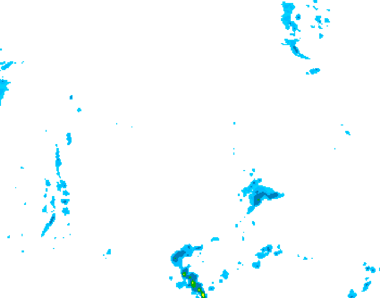 GDPS precipitation 138 hour forecast chart for Canada based on 2025/04/20 0000Z data