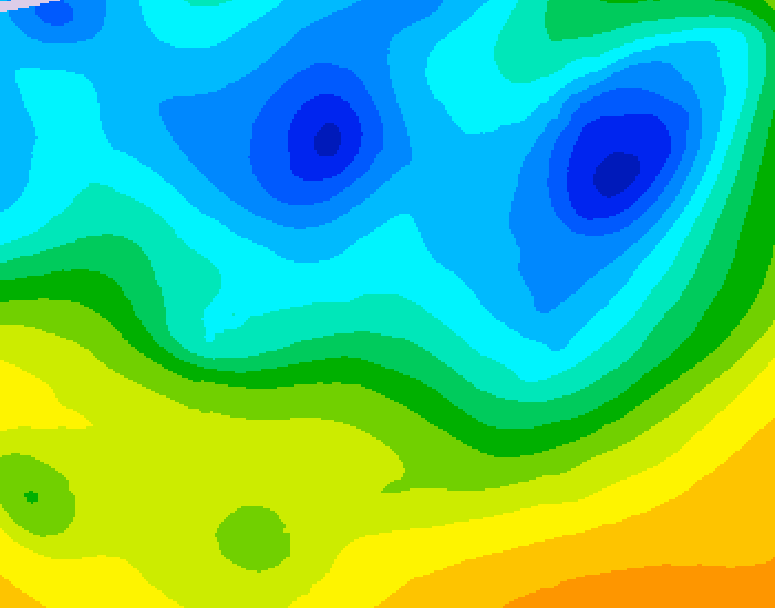 GDPS 500 millibar geopotential height 240 hour forecast chart for Canada based on 2025/04/21 0000Z data