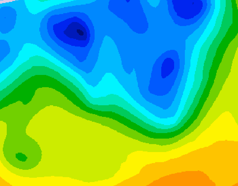 GDPS 500 millibar geopotential height 240 hour forecast chart for Canada based on 2025/04/21 1200Z data