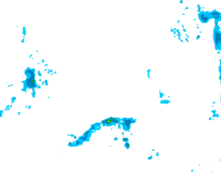 GDPS precipitation 198 hour forecast chart for Canada based on 2025/04/21 1200Z data
