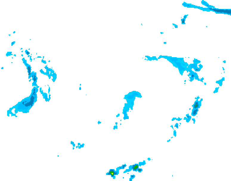 GDPS precipitation 216 hour forecast chart for Canada based on 2025/04/22 1200Z data