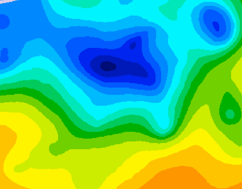 GDPS 500 millibar geopotential height 168 hour forecast chart for Canada based on 2025/04/23 1200Z data
