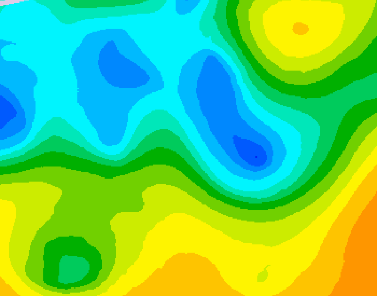 GDPS 500 millibar geopotential height 240 hour forecast chart for Canada based on 2025/04/24 0000Z data