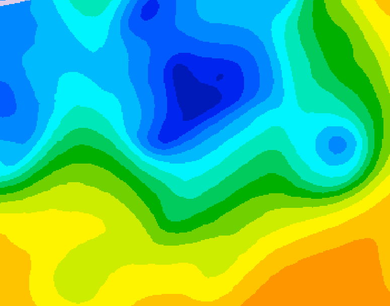 GDPS 500 millibar geopotential height 168 hour forecast chart for Canada based on 2025/04/24 1200Z data