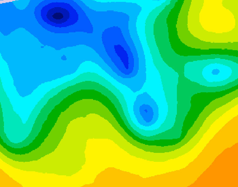 GDPS 500 millibar geopotential height 204 hour forecast chart for Canada based on 2025/04/24 1200Z data